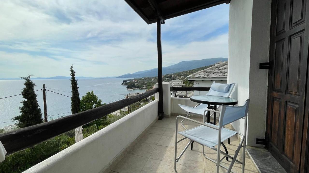 Iris Sea View Villa Áfissos Exterior foto