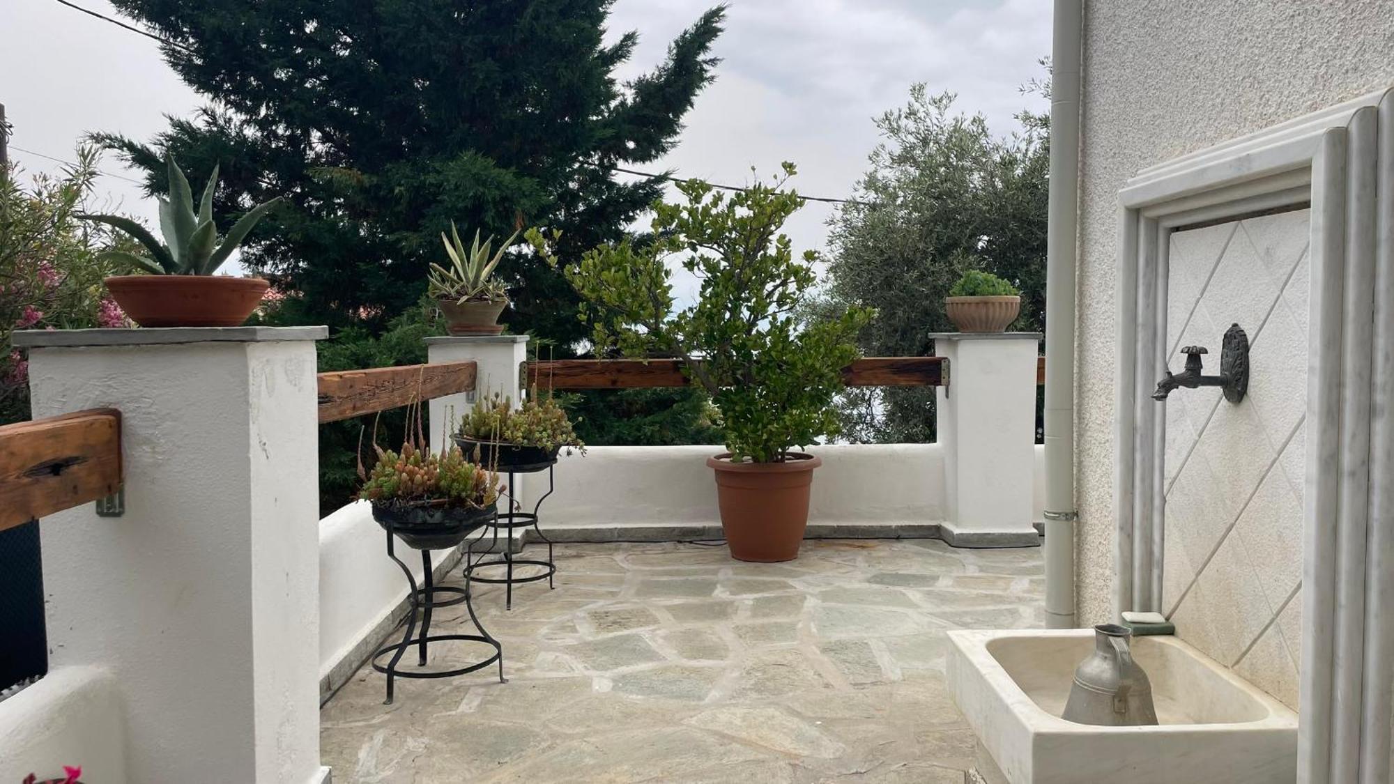 Iris Sea View Villa Áfissos Exterior foto