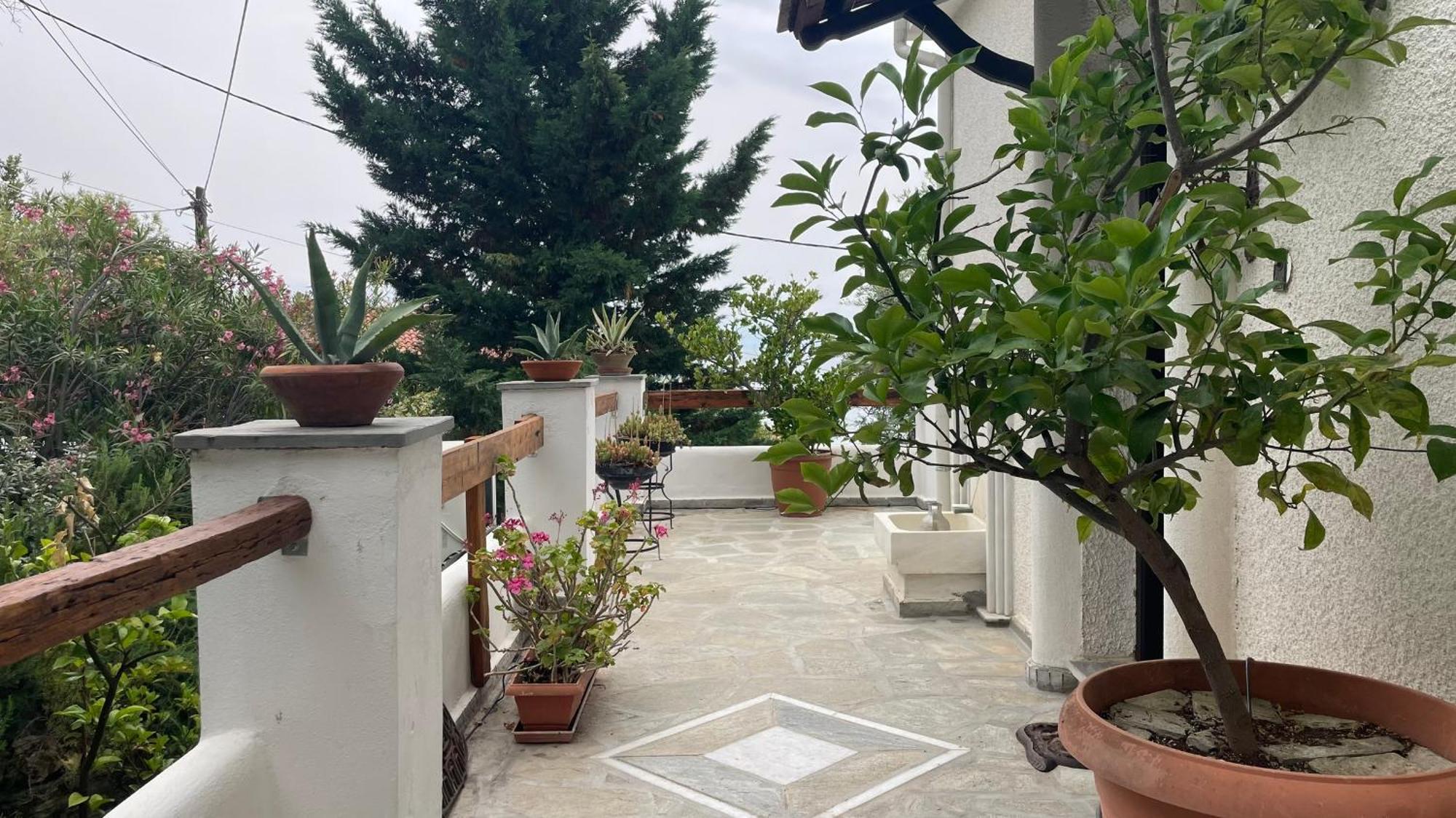 Iris Sea View Villa Áfissos Exterior foto