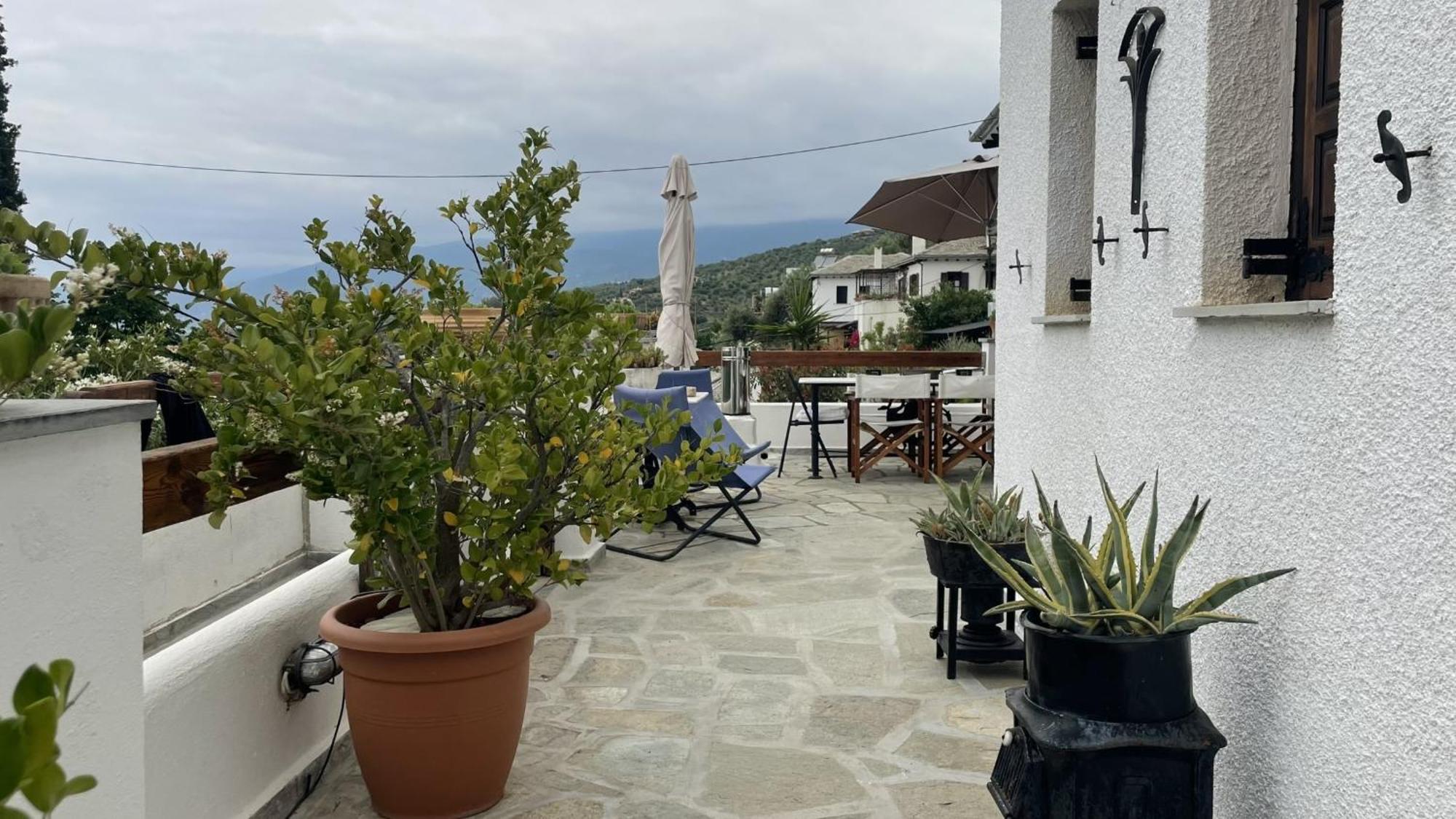 Iris Sea View Villa Áfissos Exterior foto